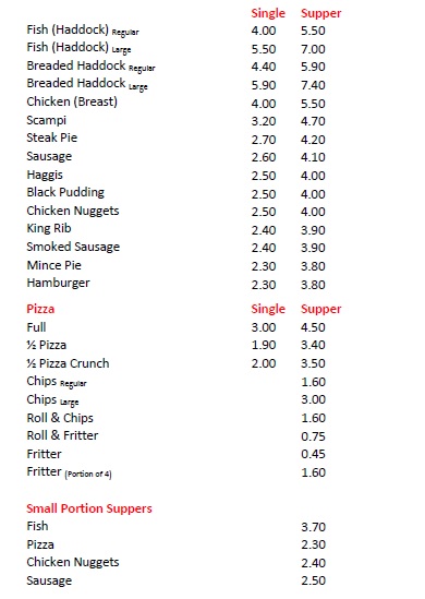 The Cippy Menu Tortolanos, Uddingston, Glasgow